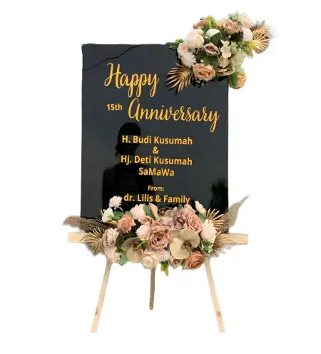 Papan Bunga Akrilik Tanon